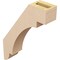 Ekena Millwork 3-inch W x 12-inch D x 16-inch H Aspen Rough Cedar Woodgrain TimberThane Knee Brace, Primed BRCUR03X12X16ASPRCPR - alternate 3